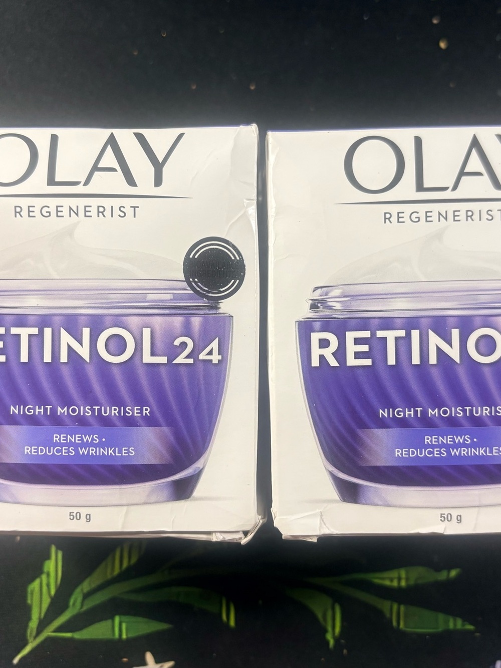 x2 Olay Regenerist Retinol 24 Anti-Aging Night Moisturizer | 1.7 oz, Exp 06/2027